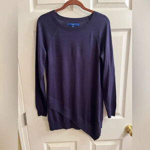 APT 9~ NAVY~TUNIC SWEATER~M-L